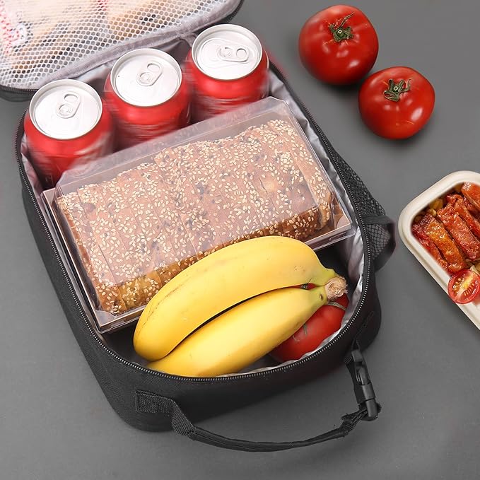 Lovoeo Lunch box Lunch bag for men women Insulated Lunchbox Lunch bags for Work Picnic Travel (Thicken green)