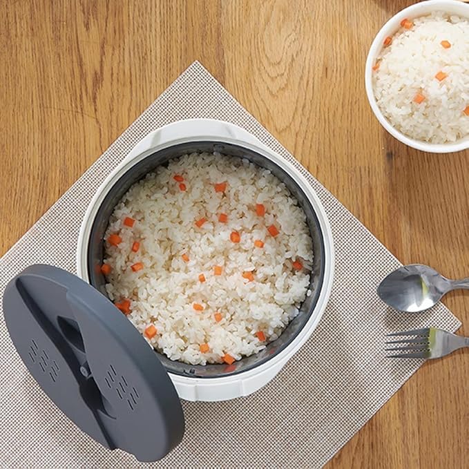 Microwave Rice Cooker, 2L Microwave Rice Steamer Pasta Cooker, Food Grade PP Microwave Rice Cooker, Strainer and Steamer Pot Set,4PCS(COLOR:green), 22351075