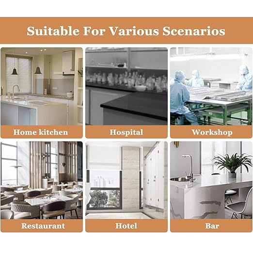 Embedded Countertop Trash Can, Stainless Steel Kitchen Trash Can, Built-in Countertop Trash and Waste Chute, Square Built-in Countertop Trash Can Grommet,Silver Trash can Grommet