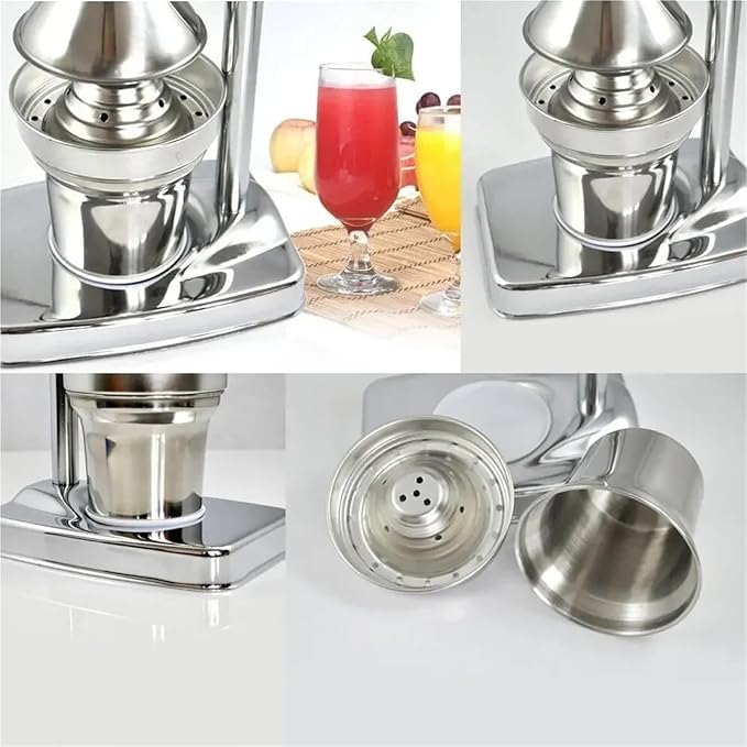 Hand Juicer Squeezer Stainless Steel Manual Juicer Handheld Vegetable Fruit Orange Juice Maker Home Squeezer Extractor Citrus Press Kitchen Tools For Home