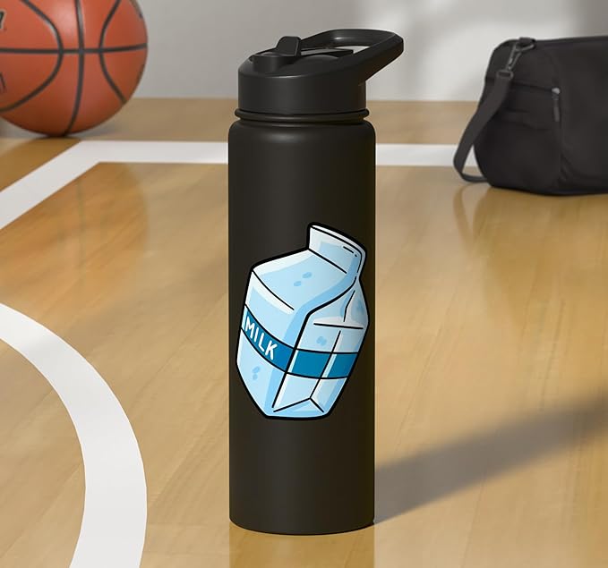 Milk Carton Dairy Lover Stainless Steel Insulated Water Bottle