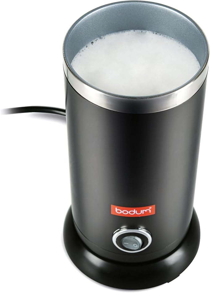 Bodum 10oz Bistro Electric Milk Frother, Black