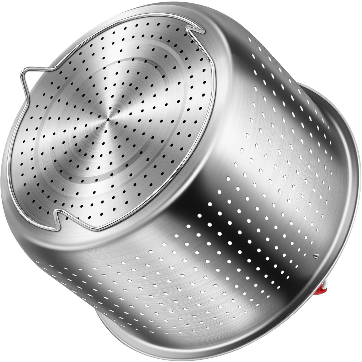 REDANT Steamer Basket for Instant Pot Accessories 3 qt - Strainer and Colander for Kitchen - Stainless Steel Vegetable Steamer for Cooking Broccoli, Pasta, Quinoa - with 2 Silicone Gloves, 3 Quart