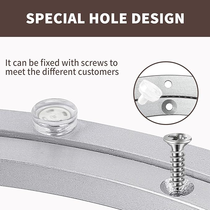 Lazy Susan Hardware Silent Non-Slip Turntable Aluminium Turntable Bearing 16 inch for Round Dining Table TV Rotating Table