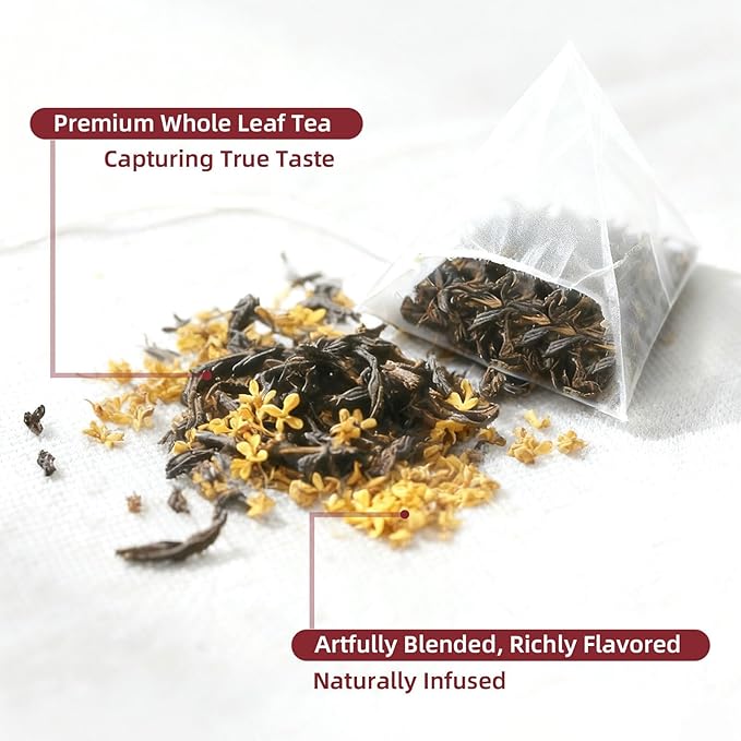 HugCoz Book Tea Gift Set | 60 Assorted Tea Bags | Christmas Day & Corporate Gifting Option | 12 Exotic Herbal Blends with Premium Whole Leaf in Eco-Friendly Pyramid Bags