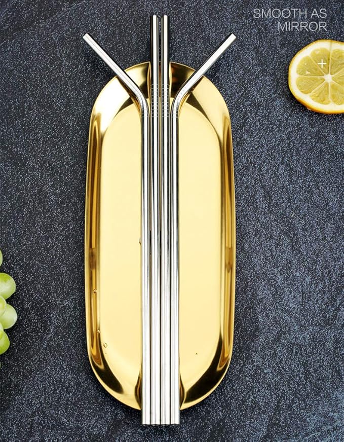 Reusable Metal Straws in Bulk 100 Pieces,8.5'' x 6mm Stainless Steel Straws for 20oz 30oz Tumbler Yeti Cup,Curved Bent Metal Drinking Straws Bulk For Wholesale (100pcs All Bent -8.5" Silver)