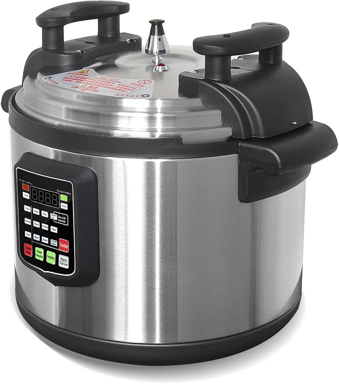 Kolice Commercial 220V electric (NOT 110V) Multi-Function Pressure Cooker, Multi Cooker Pressure Canner With Non-stick Inner Pot, widely used in Hotel Restaurant Kitchen (21L (22 QT))