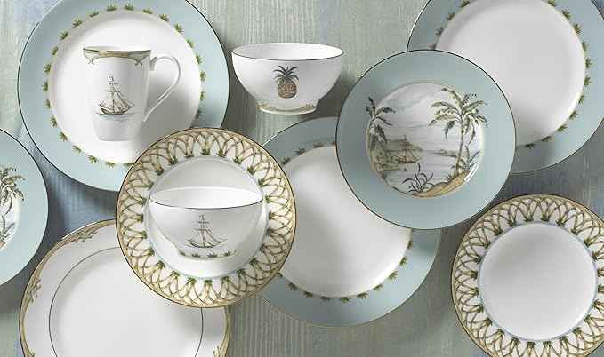 Lenox 6226625 British Colonial Bamboo Accent Plate