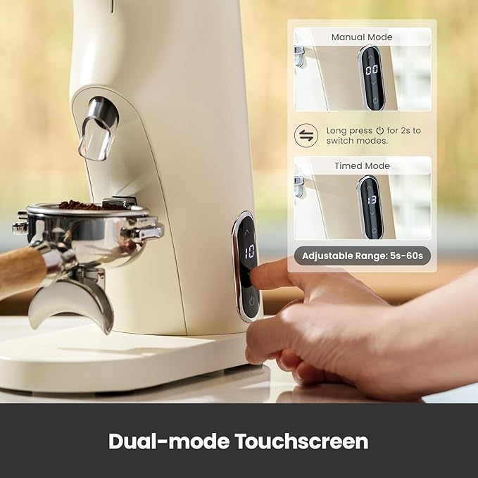 Gemilai Espresso Machine & Electric Coffee Grinder Bundle for Cappuccino, Latte