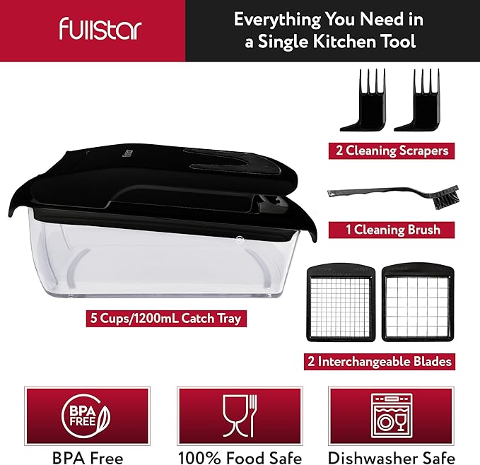 fullstar 2 in 1 Black Chopper And Blade Replacement