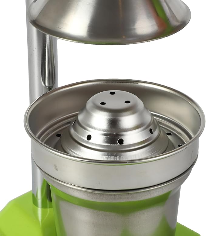 Cast Iron Manual Citrus Juicer, Stainless Steel Lemon Squeezer, Heavy Duty Countertop Press Machine for Fresh Orange Juice, Kitchen
