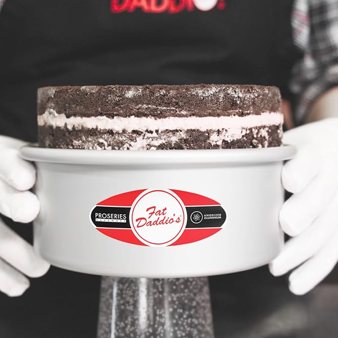 Fat Daddio's PCC-83 Anodized Aluminum Round Cheesecake Pan, 8 x 3 Inch