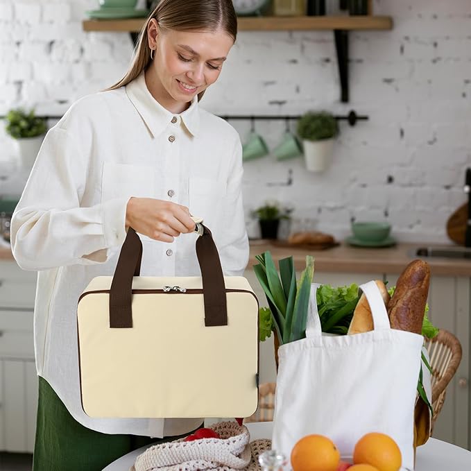 Beautyflier Carrying Bag for Hamilton Beach 2 Slice Extra Wide Slot Toaster, Portable Carry Case for 2 Slice Wide Slot Toaster, Travel Storage Bag with Hand Strap, Durable and Long-Lasting (Bag Only)