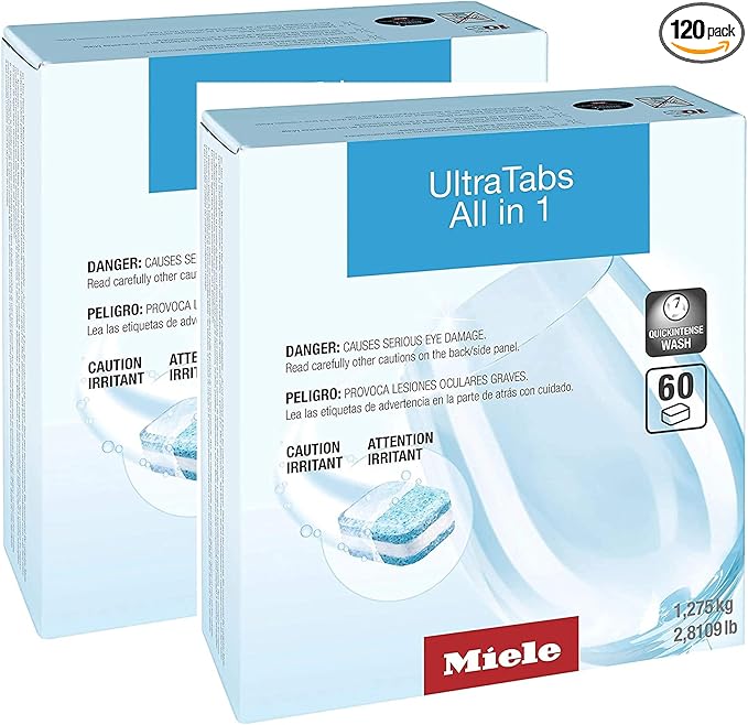 Miele Care Collection Dishwasher Detergent Tabs - 120 Tablets