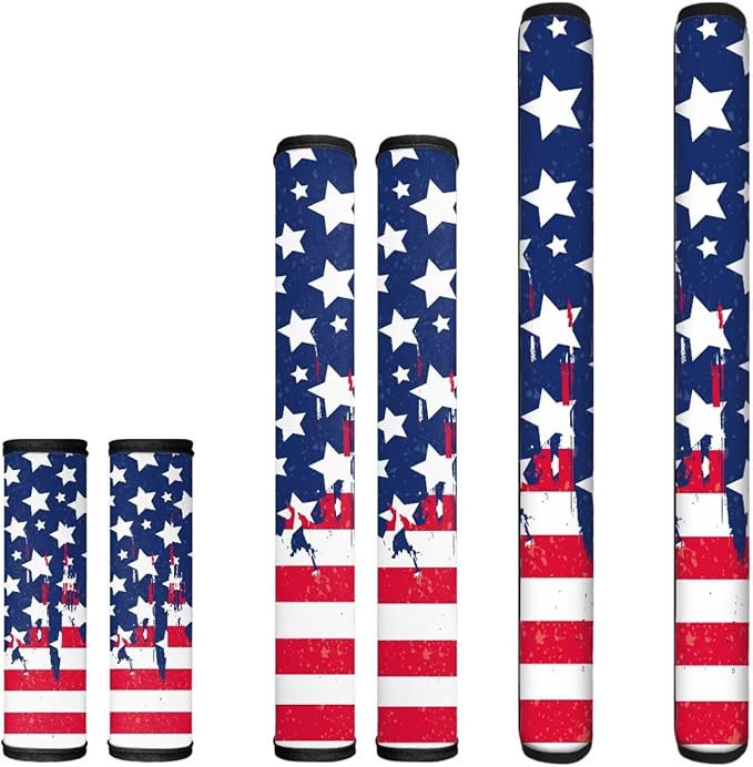 American Flag Fridge Door Handle Covers Set of 6, Refrigerator Door Handle Covers Kitchen Fridge Microwave Dishwasher Door Handle Protector Covers July 4th Independence Day Decor