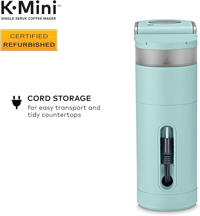 Keurig K-Mini Coffee Maker, Certified Refurbished, Oasis (Renewed)