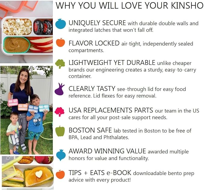 Bento Box Lunch-Box for Kids Adults, Snackle Box Snack Containers for Toddlers Daycare, Leakproof School Bentobox, 6 Section Meal Container for Boys Girls Women Lunches, BPA Free Utensils, Blue