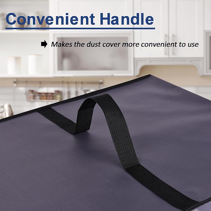 Cover for Bella 2 Slice Slim Toaster, 2-Slice Toaster Cover, Waterproof Heat-Resistant Dust-proof Toaster Cover Case Heavyweight Thickened Toaster Dust Cover with Handle (Only Cover-Purple)