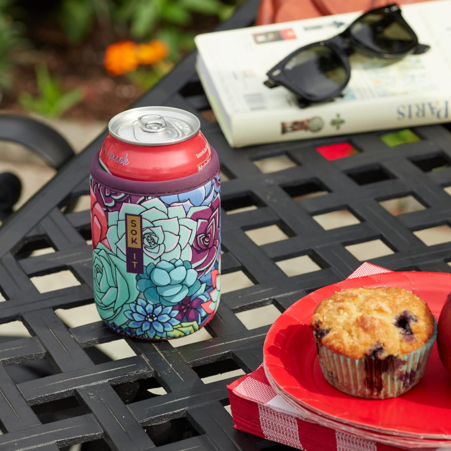 Sok It CanSok Sleeve for Beer & Soda Insulated Neoprene Cover (Happily Ever After, 12oz Can Sleeve)