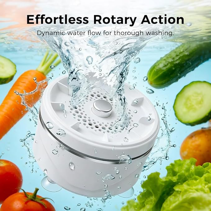 Auiepet Fruit and Vegetable Washing Machine, 2026 New Fruit Cleaner Device with Titanium Electrolysis Purification, Waterproof Fruit and Vegetable Purifier Clean Produce for Home Kitchen (2)