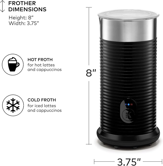 Keurig K-Café Barista Bar Single Serve Coffee Maker and Frother, with 3 Brew Sizes, Hot and Cold Coffee Capabilities, 2oz Coffee Shot Button, Black