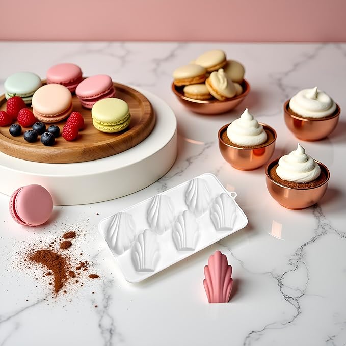 White Savarin Shaped Silicone Mold Fondant Chocolate DIY Mousse Cake Mold Baking Decorating DIY Supplies Cake Silicone Mold Dessert Pastry and Baking Molds