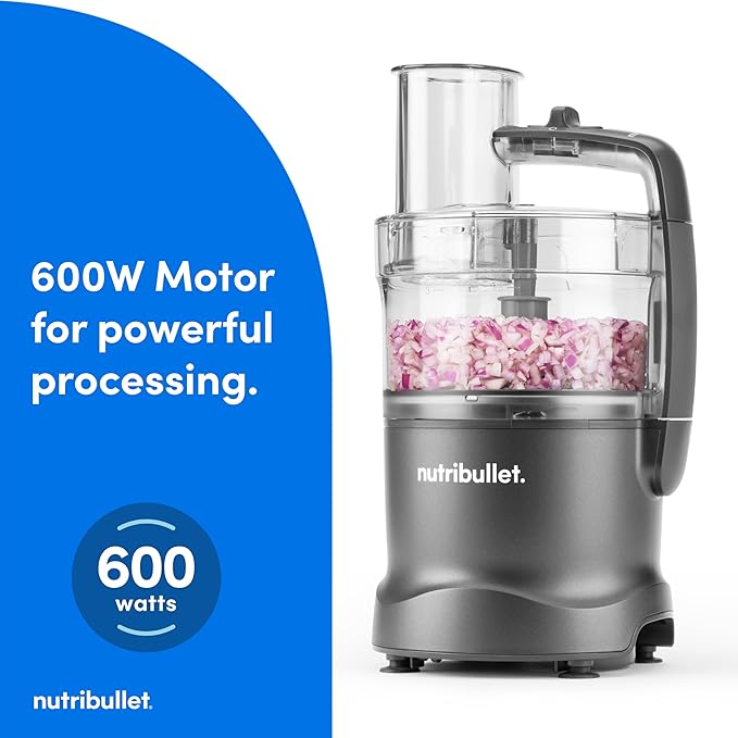 nutribullet Limitless Food Processor Gunmetal Gray