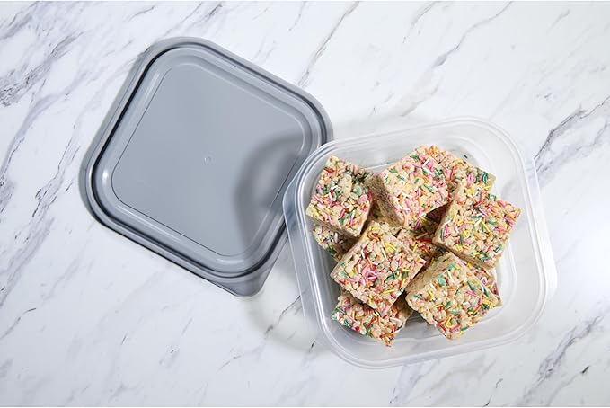 GoodCook EveryWare Extra Large Square Food Storage Container, 2 Pack, BPA Free