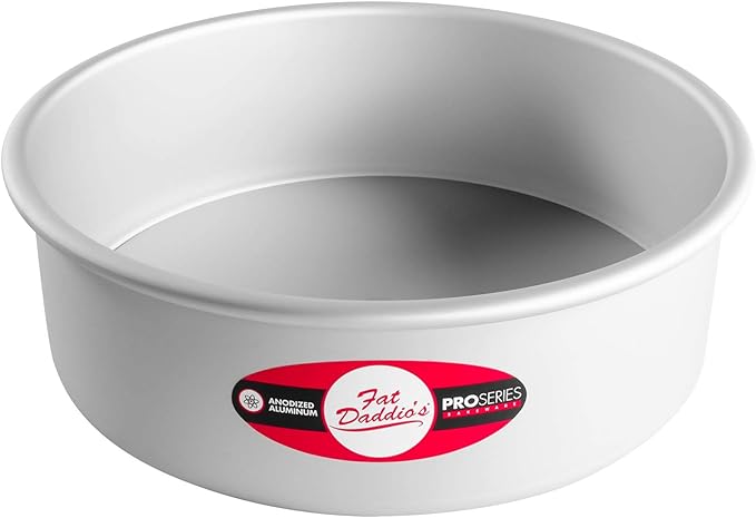 Fat Daddio's PCC-93 Anodized Aluminum Round Cheesecake Pan, 9 x 3 Inch