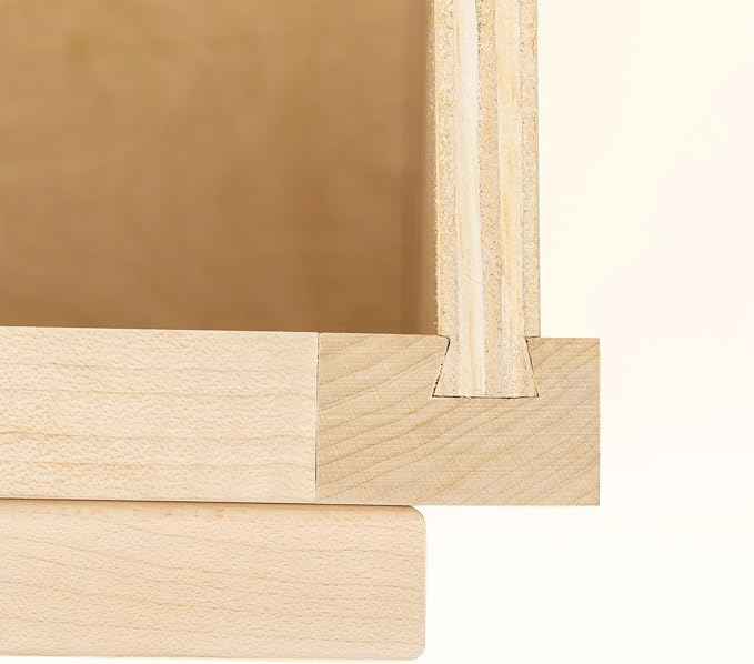 Quicklock RTA (Ready-to-Assemble) 42" Tall Wall Kitchen Cabinets - Shaker Style | 100% Hardwood | Made in America | Soft Close Hardware (Raw Maple, 12" D x 30" W x 42" H)