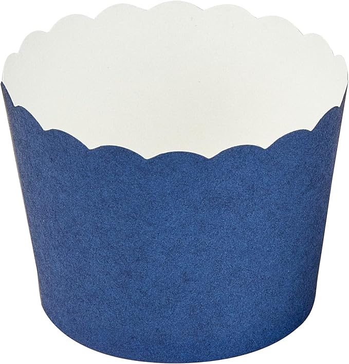 Restaurantware Baking Cups 200 Pack of 3.38 oz Paper Cupcake Liners Greaseproof Scalloped Oven-Safe Elegant Dessert Muffin Cups Disposable for Parties