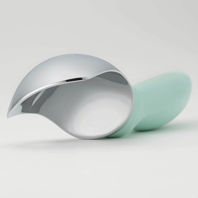 Spring Chef Heavy Duty Ice Cream Scoop with Comfortable Handle, Premium Ice Cream Scooper for Cookie Dough, Frozen Yogurt, Gelato, Sorbet, Melon - Dishwasher Safe Kitchen Tools - 2 Pack - Mint