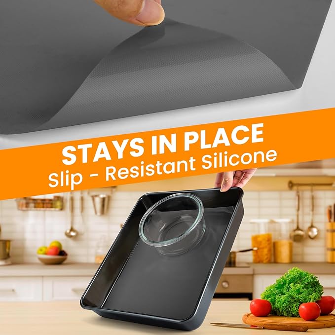 Teflon Ovenb Mat Oven liners + Cut to Size Silicone Baking Mat Roll