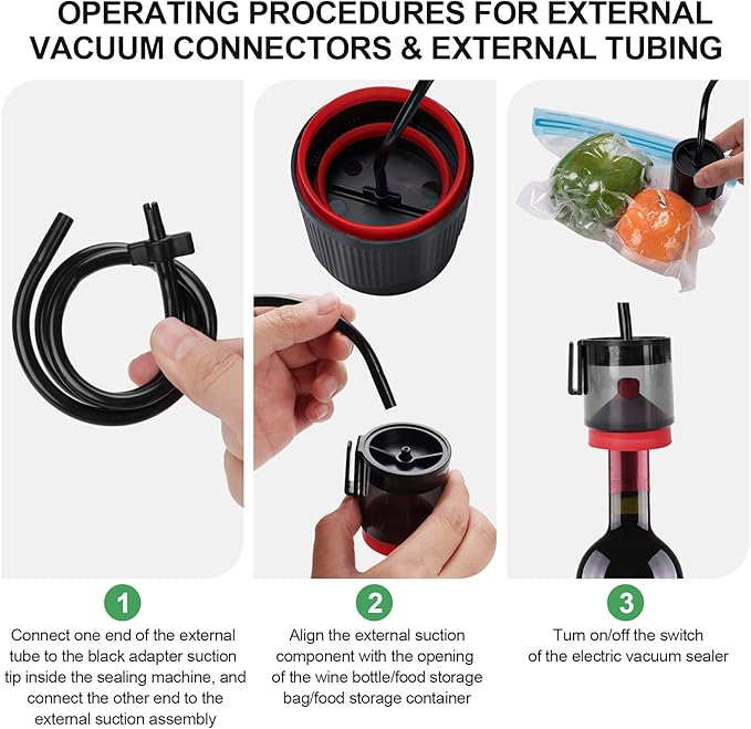 Upgraded 4-in-1Electric Mason Jar Vacuum Sealer Kit for Wide &Regular Mouth Jars,Wine Bottles,Vacuum Bags,Containers,Portable Automatic Canning Vacuum Sealer Machine for Kitchen,RV Travel Food Storage