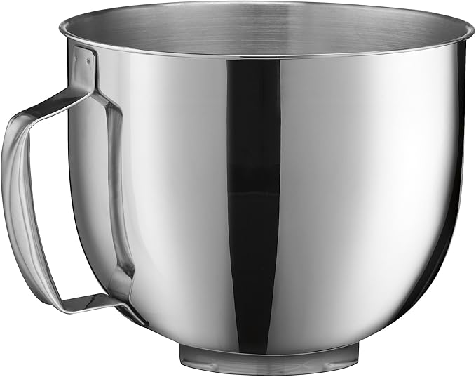 Cuisinart Stand Mixer, 12 Speed, 5.5 Quart Stainless Steel Bowl, Chef’s Whisk, Mixing Paddle, Dough Hook, Splash Guard w/ Pour Spout, White Linen, SM-50NAS, Manual