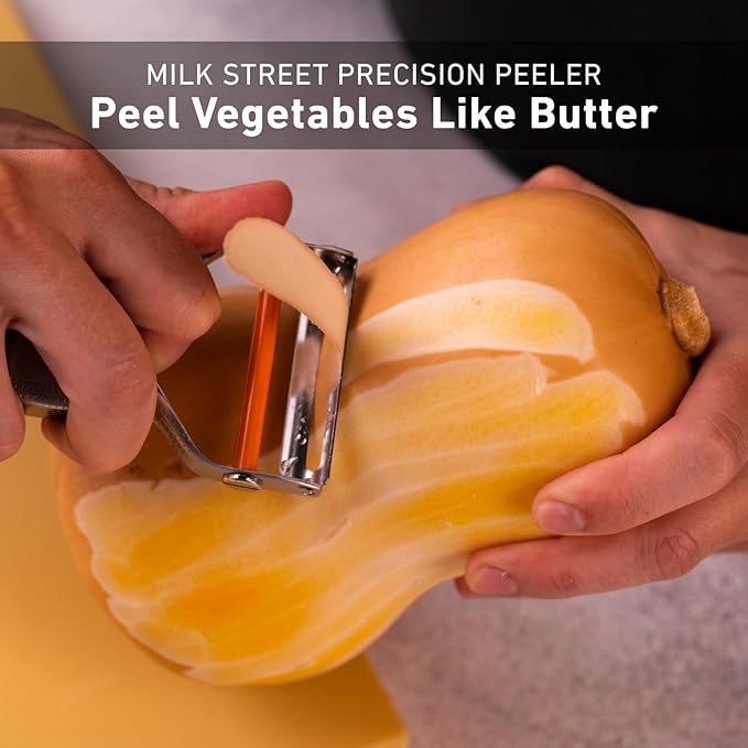 Milk Street Precision Peeler – Stainless Steel Vegetable Peeler with Replaceable Blades, Durable & Dishwasher Safe Potato Peeler for Effortless Veggie Prep