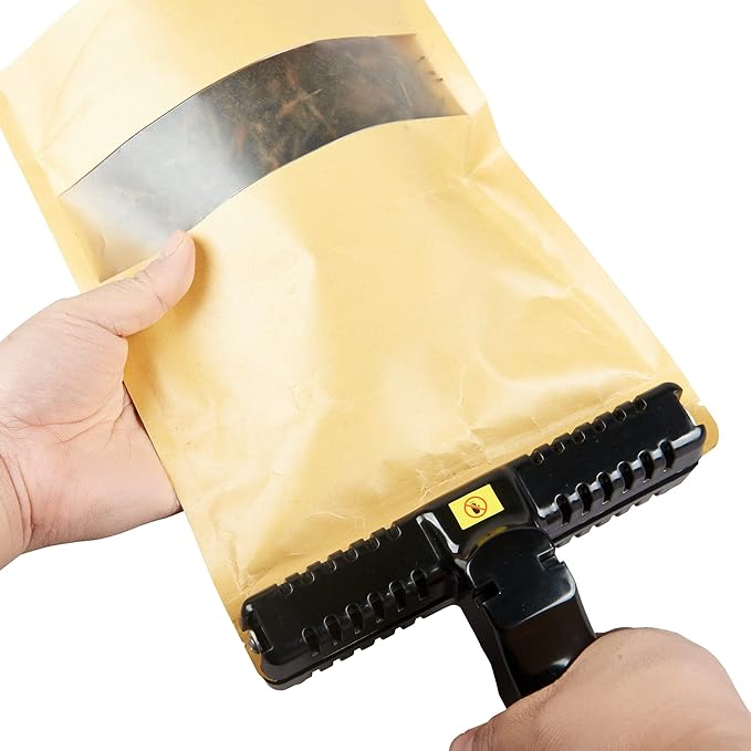Bag Crimp Sealer, FDR150 Heat Crimp Sealer For 6 Inch Foil Bag Kraft Bag, Mylar Bag