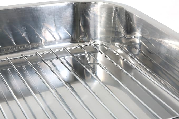 ExcelSteel 594 Roasting Pan, Stainless