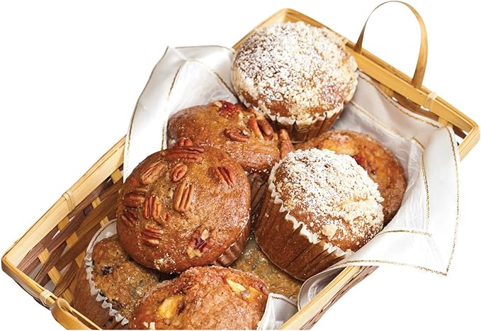 Mrs. Anderson's Baking Nonstick 6-Cup Jumbo Muffin Pan, Carbon Steel with Non-Stick Coating, PFOA Free, 13 x 8.75-Inches