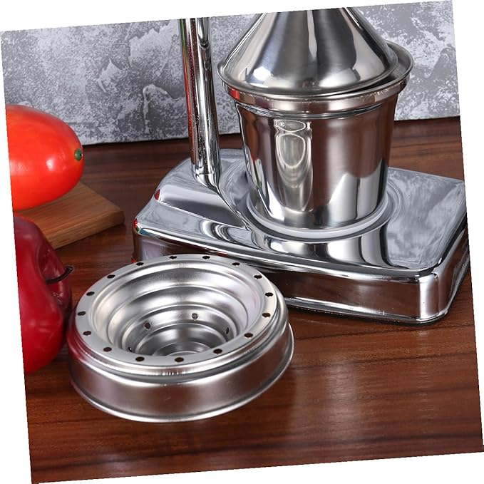 Ciieeo Stainless Steel Manual Press Juicer Efficient Citrus Fruit Extractor for Easy Juicing No Electricity Needed for Oranges Grapefruits Lemons More