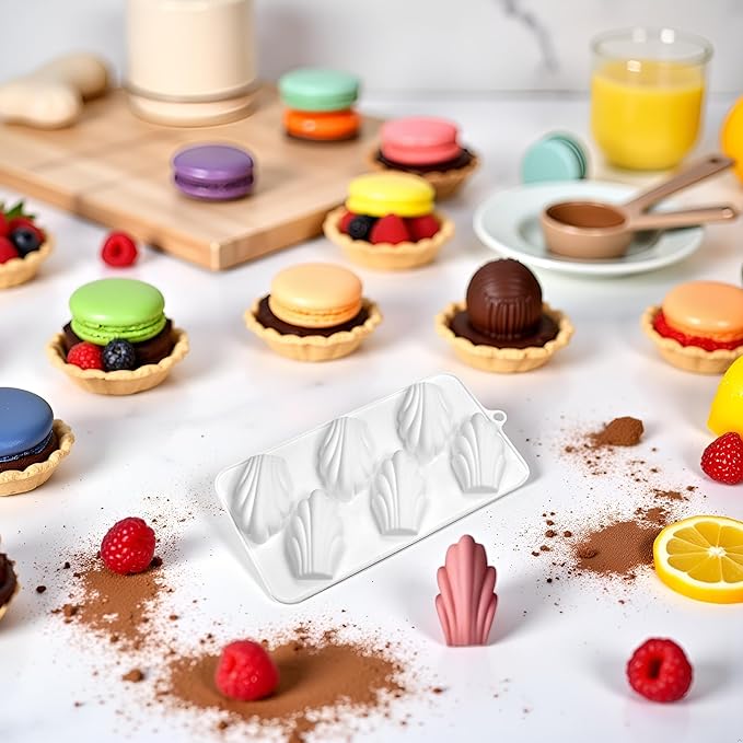 White Savarin Shaped Silicone Mold Fondant Chocolate DIY Mousse Cake Mold Baking Decorating DIY Supplies Cake Silicone Mold Dessert Pastry and Baking Molds