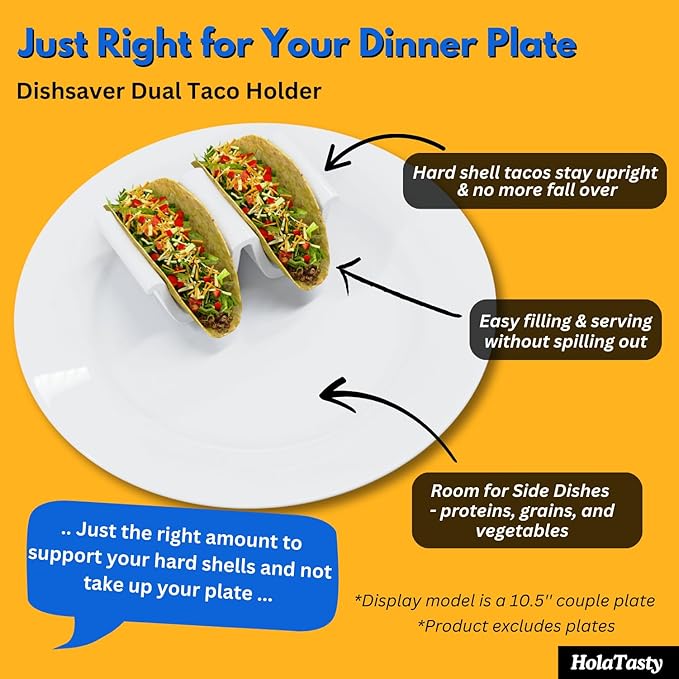 Margarita Salt Rimmer Set + Dual Taco Holder 4 Pack