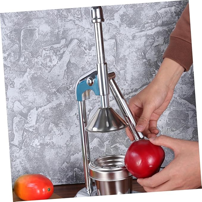Manual Juicer Extractor Fruit and Vegetable Press Hand Press Squeezer Stainless Steel No Power Needed