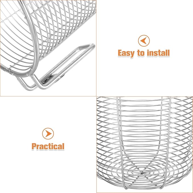 Cabilock Dishwasher Chopstick Basket with Hooks, Stainless Steel Kitchen Utensil Holder, Cutlery Organizer for Chopsticks Spoons Forks Straws, Small Hanging Silverware Drying Rack, 2pcs