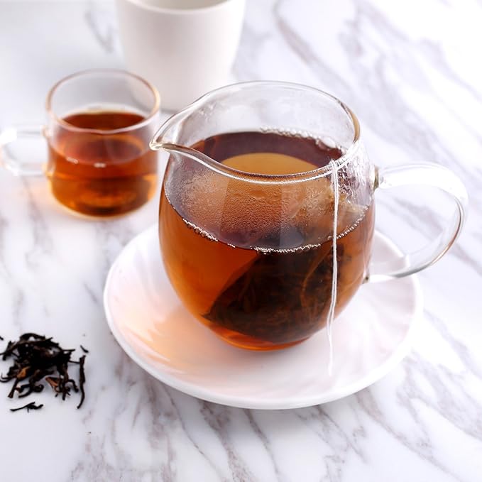 400 Pack Disposable Drawstring Tea Filter Bags Safe & Natural Unbleached Paper Tea Infuser Drawstring Empty Bag for Loose Leaf Tea (Multi-size, Natual Color)