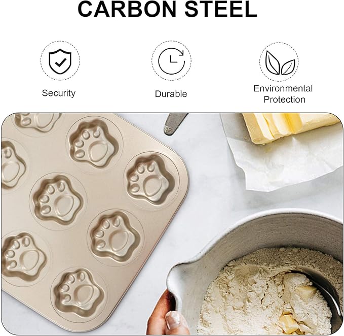 Cake Tin， Non-Stick Cake Mould, Baking Tools Baking Mold,Cake Mould,Baking Madeleine Mold Cake Pan Nonstick Small Baking Pan Pig Baking Mold Heavy Carbon Steel for Oven Baking Cookies Cake Chocolate P