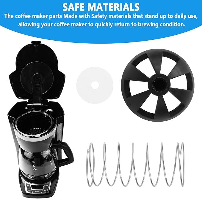 Coffee Machine Brewing Basket Bottom Spring Loaded Stopper Kits Fits For Black+Decker Coffee Makers Brew Basket, Fits For Mr. Coffee Majority 4-12 Cup Drip Coffee Makers