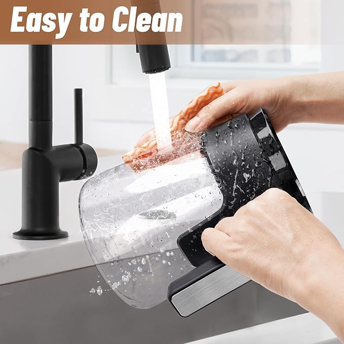 12 Cup Coffee Pot Replacement for Ninja Coffee Maker CFP101 CFP201 CFP301 CFN601 CFP250A CFP300 CFP307, Glass Carafe Replacement with Brew-Through Lid, Ninja Coffee Pot Replacement with Sturdy Handle