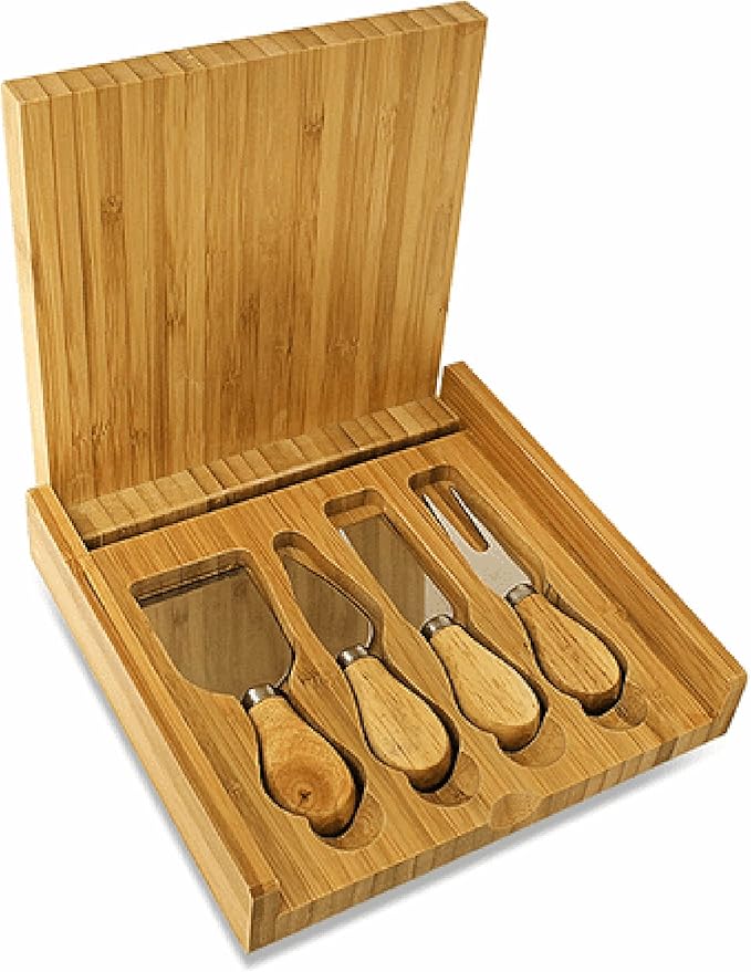 Executive Gift Shoppe | World's Best Boss Cheese Knife Set and Cutting Board