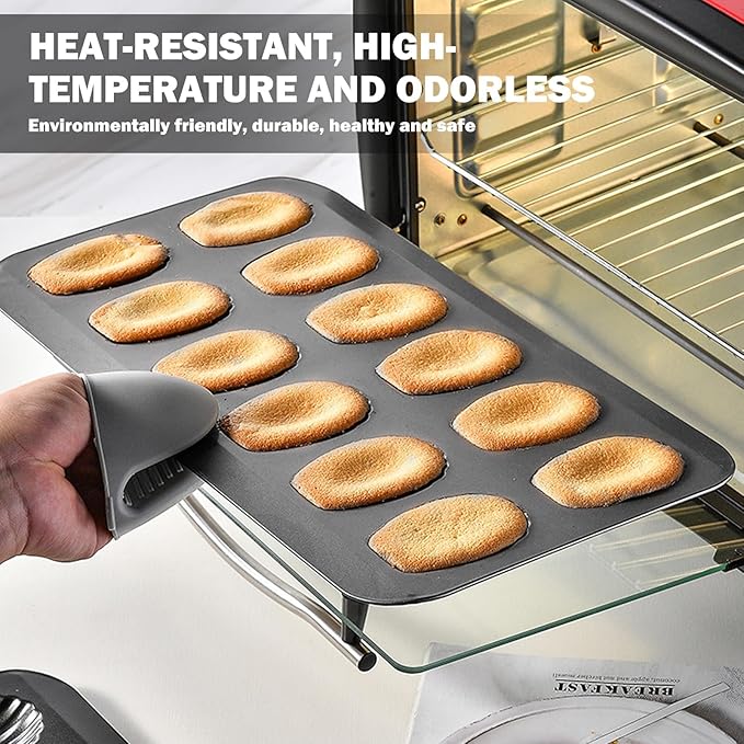 2pc Nonstick Madeleine Pan for Baking, 12-Cavity Shell Shape Cake and Cookie Mold Tray, Carbon Steel Cookie Molds, Send Goods from Local Warehouse (2 PC)